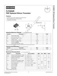 FJY4004R Datasheet Cover