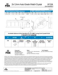 FK12AEIHI0.032768-T3 Datasheet Page 2