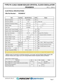 FK2450016 Datasheet Page 3