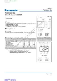 FK6K02010L Datasheet Cover