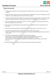 FKA1112H-TR Datasheet Page 10