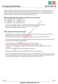 FKA1112H-TR Datasheet Page 11