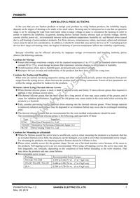 FKI06075 Datasheet Page 7