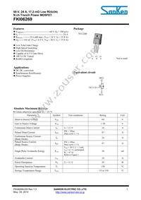 FKI06269 Datasheet Cover