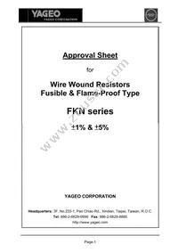 FKN3SSJR-73-8R2 Datasheet Cover