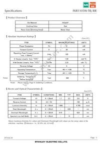 FKR1105W-TR Datasheet Page 3