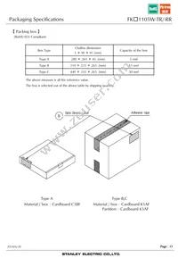 FKR1105W-TR Datasheet Page 13