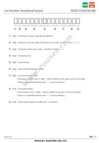 FKR1105W-TR Datasheet Page 17