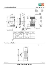 FKR1111C-TR Datasheet Page 2