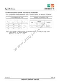 FKR1111C-TR Datasheet Page 4