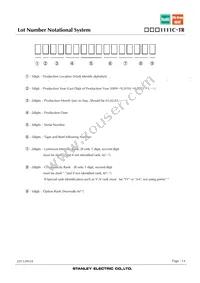 FKR1111C-TR Datasheet Page 14