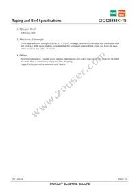 FKR1111C-TR Datasheet Page 16