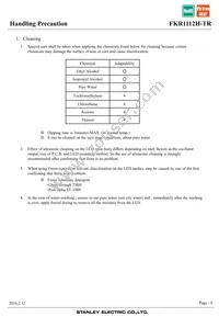 FKR1112H-TR Datasheet Page 9