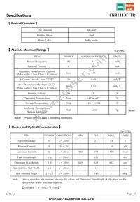 FKR1113F-TR Datasheet Page 3