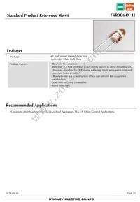 FKR3C64X-H Datasheet Cover