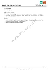 FKY1111C-TR Datasheet Page 16