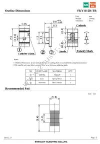 FKY1112H-TR Datasheet Page 2
