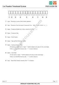 FKY1112H-TR Datasheet Page 15