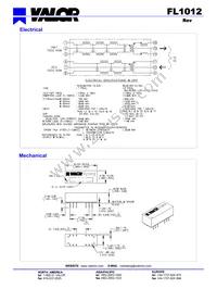 FL1012 Datasheet Cover