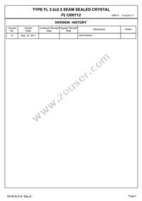 FL1200112 Datasheet Page 2