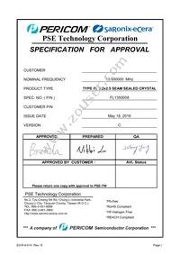 FL1350008 Datasheet Cover