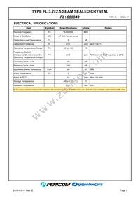 FL1600043 Datasheet Page 3