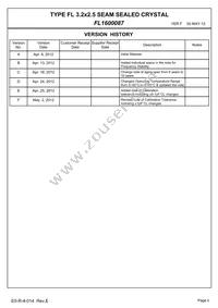 FL1600087 Datasheet Page 2