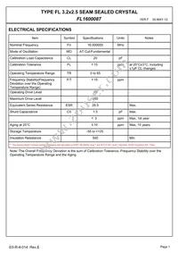 FL1600087 Datasheet Page 3