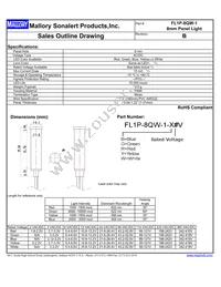 FL1P-8QW-1-B110V Datasheet Cover