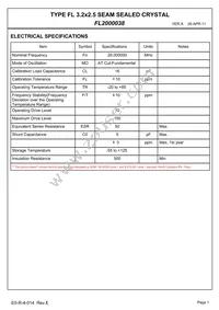 FL2000038 Datasheet Page 3