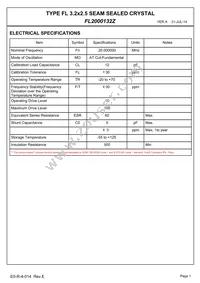 FL2000132Z Datasheet Page 3