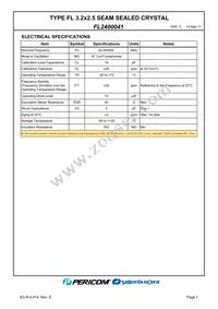 FL2400041 Datasheet Page 3