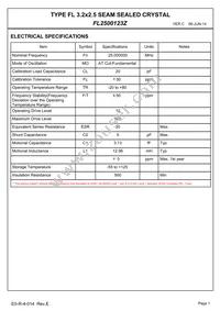 FL2500123Z Datasheet Page 3