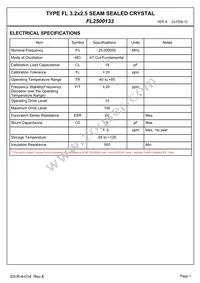 FL2500133 Datasheet Page 3