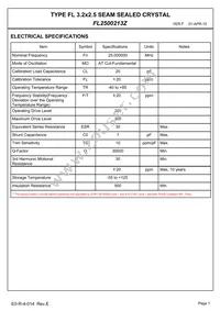 FL2500213Z Datasheet Page 3