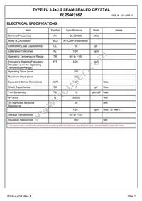 FL2500316Z Datasheet Page 3