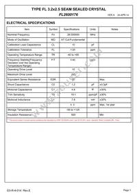 FL2600176 Datasheet Page 3