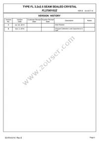 FL2700102Z Datasheet Page 2