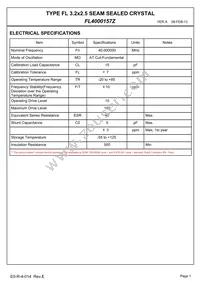 FL4000157Z Datasheet Page 3