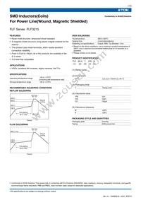 FLF3215T-101M Datasheet Cover