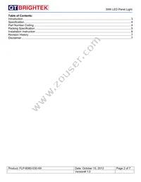 FLP-6060-030-WW Datasheet Page 2