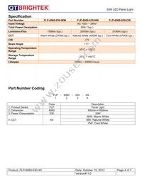 FLP-6060-030-WW Datasheet Page 4