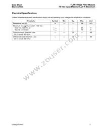 FLTR100V20Z Datasheet Page 3