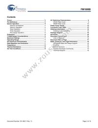 FM1608B-SG Datasheet Page 2