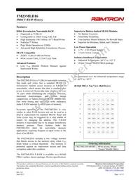 FM23MLD16-60-BG Datasheet Cover