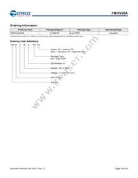 FM25V20A-PG Datasheet Page 16