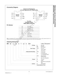FM93C46ALM8 Datasheet Page 2