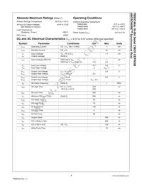 FM93C46ALM8 Datasheet Page 3