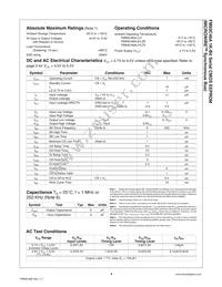 FM93C46ALM8 Datasheet Page 4