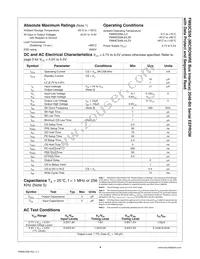 FM93CS56M8 Datasheet Page 4